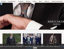 Tablet Screenshot of bernardooviedo.com